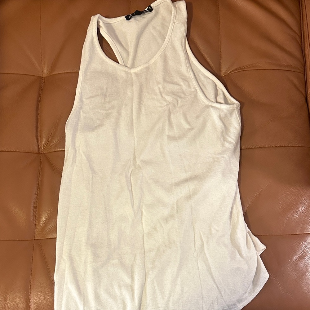 Rag & bone Women’s White Racerback Tank Top
